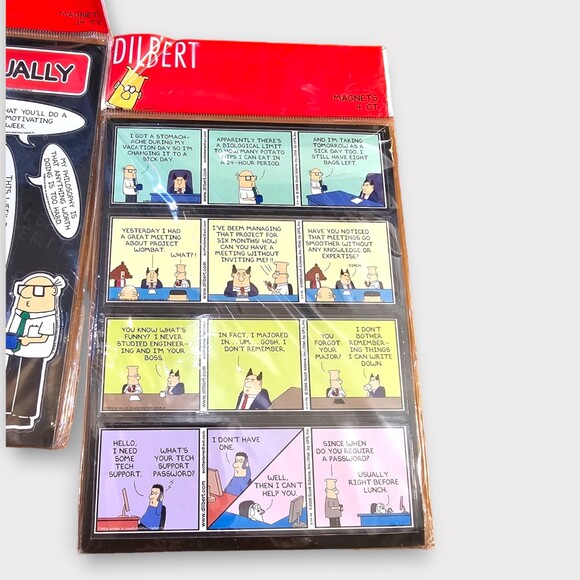 NOS Dilbert Magnets - Picture 3 of 4